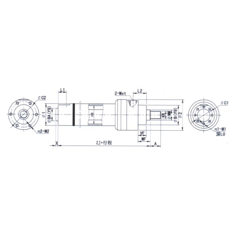 HC-YHG系列冶金設(shè)備標準液壓油缸